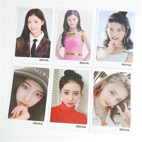 Niziu RIMA Photo Message Card 56p Kpop Goods Mini Post Card Fan Gift