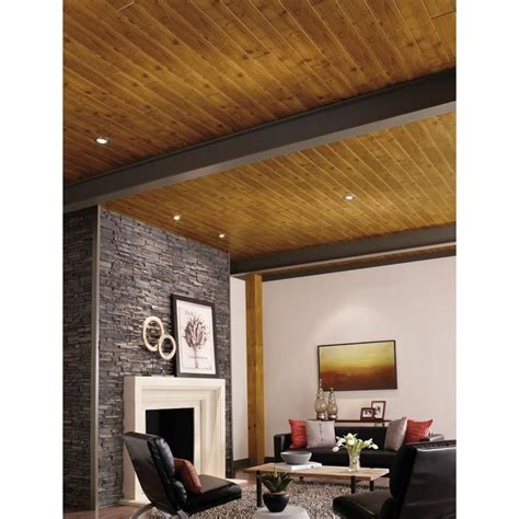 Armstrong Ceilings 84 In X 5 In WoodHaven 10 Pack Rustic Pine Faux Wood