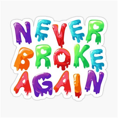 Never Broke Again Logo Wallpaper