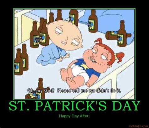 St. Patrick's Day-Baby Stewie from Family Guy | Divertente