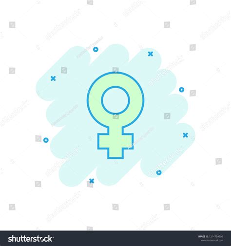 Vector Cartoon Female Sex Symbol Icon Stock Vector Royalty Free 1214759995 Shutterstock