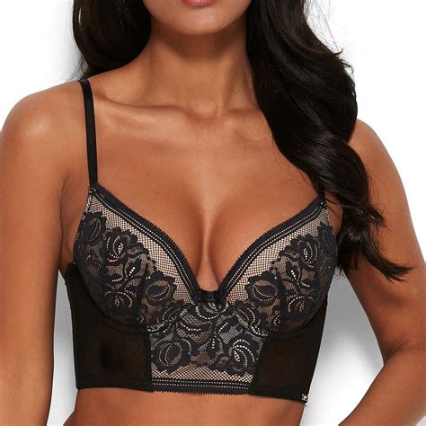 Bralette D Collet Plongeant Armatures Encore Gossard Noir Soutien