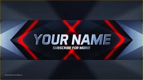 Free Youtube Banner Templates Of Blank Banner Template Download ...