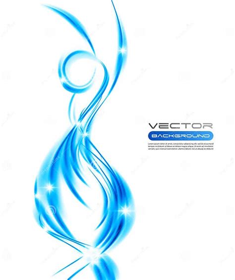 Vector Awesome Abstract Colorful Waves On White Background Stock Vector