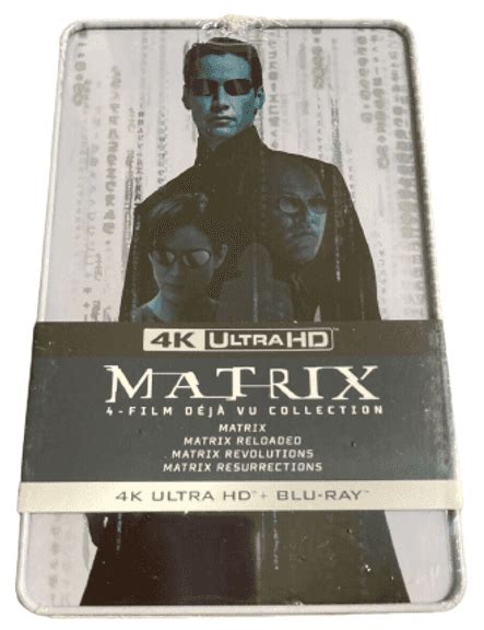 Matrix 4 Film Déjà Vu Collection 4k Ultrahd Blu Ray Dutch Goat