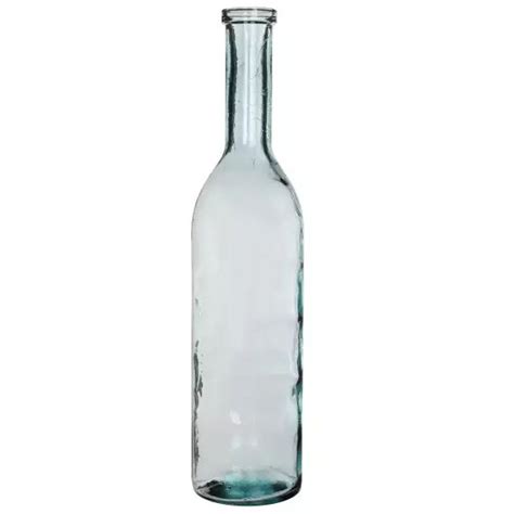 Vase bouteille en verre recyclé H100 Mica Decorations Mr Scandinave