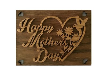 Wooden Happy Mothers Day T Wall Art Plaque Sign Isignify