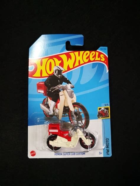Hot Wheels Honda Super Cub Custom Red Moto First Edition Hobbies Toys Toys Games On Carousell