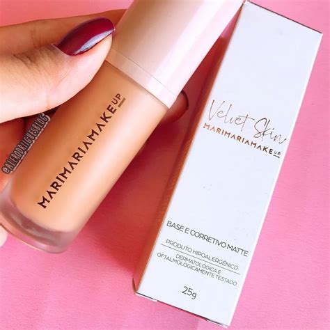 RESENHA VELVET SKIN BASE E CORRETIVO MATTE CARAMELO MARI MARIA MAKEUP