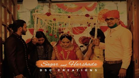 Sagar Weds Harshada Beautiful Gujarati Wedding Highlight Youtube