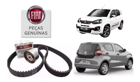 Kit Correia E Tensor E Velas Original Fiat Mobi 3cil FLORENCAVEICULOS