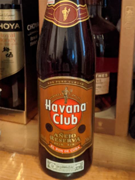 Havana Club Anejo Reserva Rum 1L Food Drinks Beverages On Carousell