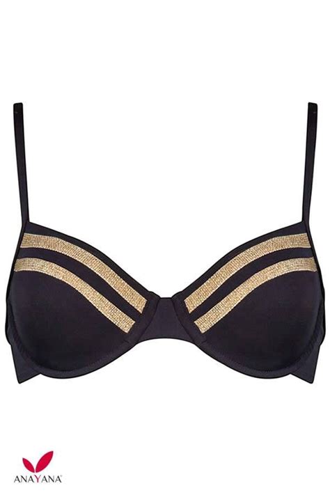 Costume Maryan Mehlhorn Top Bikini 5555 Nero E Sabbia Con Coppe