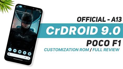 First Look Crdroid Official Poco F Android