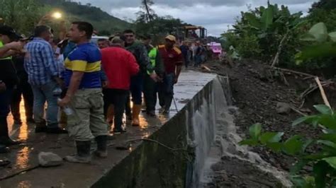 ENTRE DERRUMBES Y CRECIDAS DE RÍOS un muerto y varias viviendas