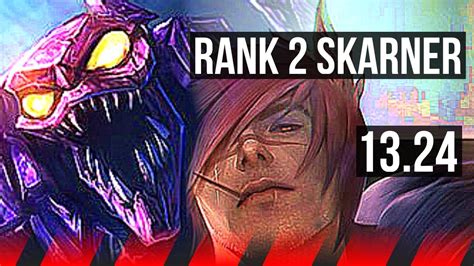 SKARNER Vs SETT TOP Rank 2 Skarner 4 0 2 1500 Games NA