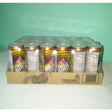 Jual Fn Kopi Soda Karton Isi 24 Kaleng Minuman Coffee Soda Original