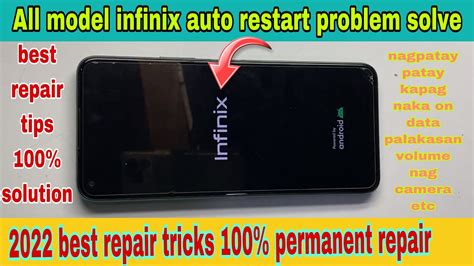 Infinix Note 7 Or Any Infinix Auto Restart Problem Solve 100 Best