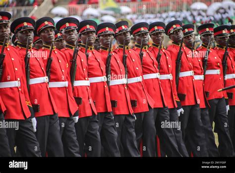 Nairobi Kenya 12th Dec 2022 Members Of The Kenya Defence Forces