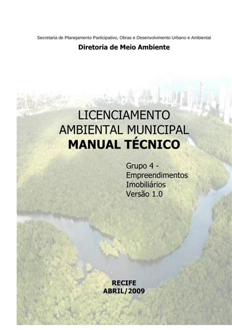 Pdf Manual Tecnico Licenciamento Ambiental Dokumen Tips