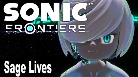 Sonic Frontiers Sage Lives True Ending Hd P Youtube