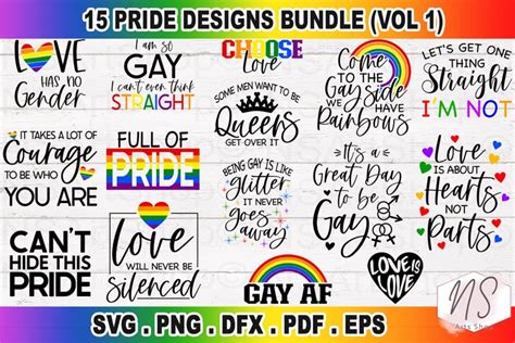 Lgbtq Gay Pride Svg Bundle