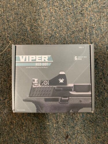 Vortex Optics Viper VRD 6 Red Dot Sight 6 MOA OPEN BOX EBay