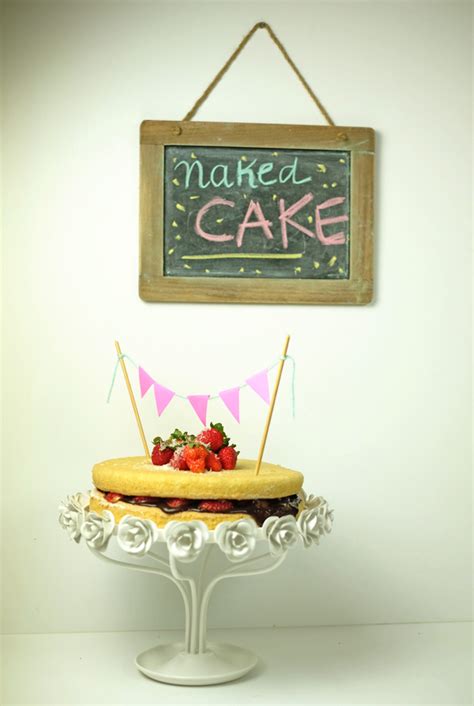 Diy Receita De Naked Cake