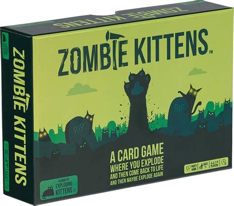 Shop De Nieuwste Exploding Kittens Zombie Kittens Engelstalig