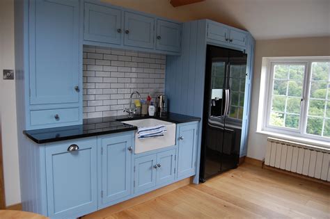 Lulworth Blue Shaker Kitchen Miles Laughton Joinery