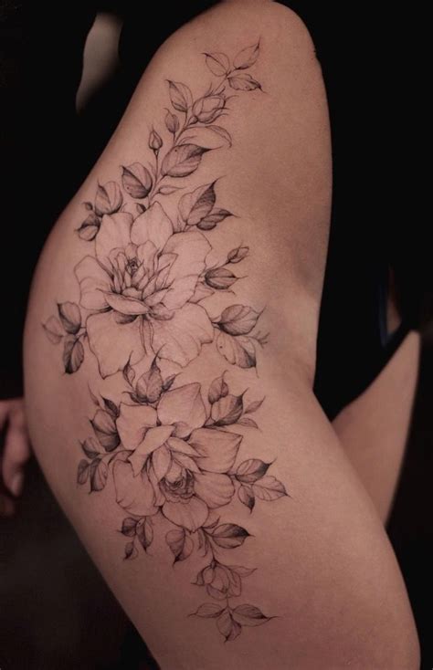 Chic Sexy Hip Tattoos Flower Hip Tattoos Side Hip Tattoos Hip Thigh