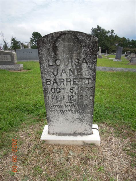 Louisa Jane Copeland Barrett Find A Grave Memorial