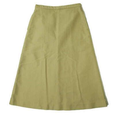 Auralee Japan Finx Moleskin Skirt A Ss Fm Beige Long A Line Bottoms