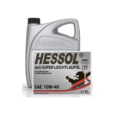 Масло моторное Hessol 6xS Super 10W-40 Полусинтетическое 5 л ...