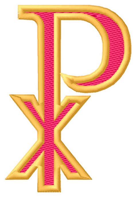 Chi Rho Machine Embroidery Design Embroidery Library At