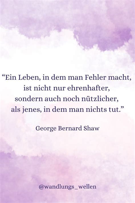 Fehler Machen George Bernard Shaw Zitate Und Spr Che Inspiration