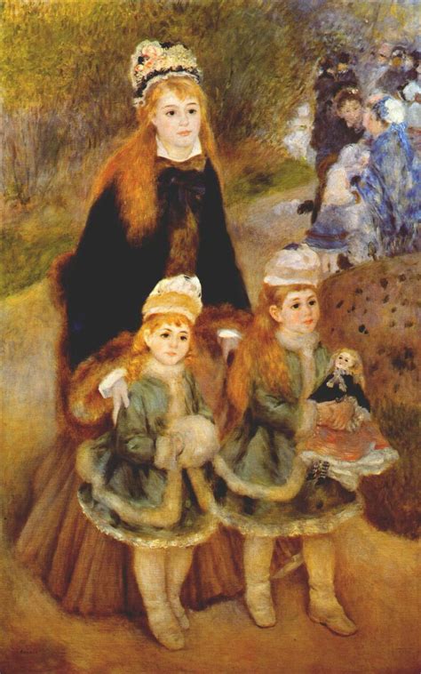 Mother and children - Pierre-Auguste Renoir - WikiArt.org ...