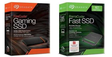 CES By Seagate FireCuda Gaming And BarraCuda Fast External Portable