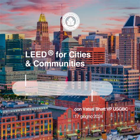 Leed® For Cities And Communities Gbc Italia