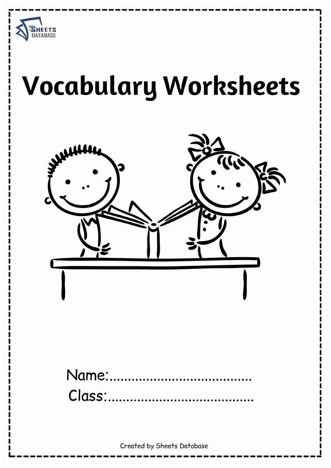 Vocabulary Worksheets – Sheets