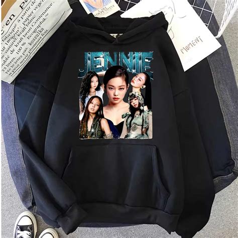 Jennie Hoodie Blackpink Kpop Band Waerin
