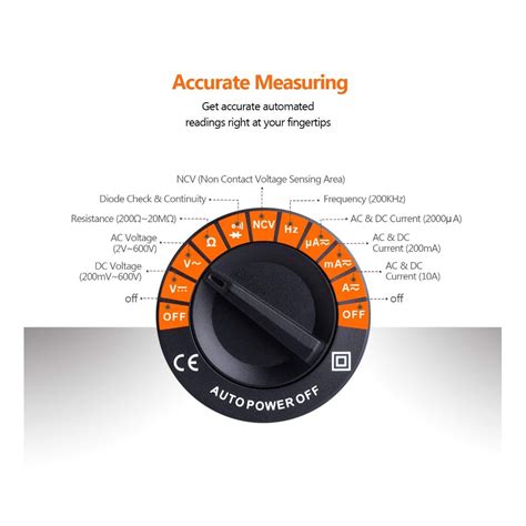 1805 Tacklife DM02A Advanced Digital Multimeter Auto Ranging