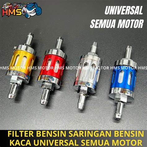 Jual Filter Bensin Saringan Bensin Kaca Universal Semua Motor Shopee