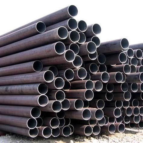 15 200 Mm Mild Steel Ms Round Pipe Thickness 05 12 Mm Rs 70 Kg