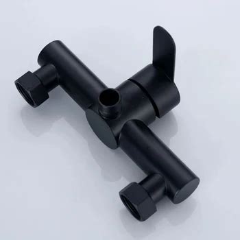 Stainless Steel Bathroom Shower Faucets Triple Bathtub Faucet Wall Mounted Hot And Cold