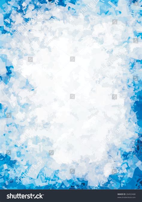 Vector Blue Ice Background Place Text Stock Vector Royalty Free