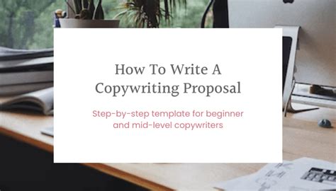 How To Write A Copywriting Proposal Free Template The Virtual Mama