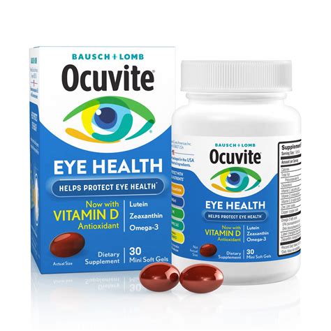 Ocuvite Eye Vitamin And Mineral Supplement Contains Zinc