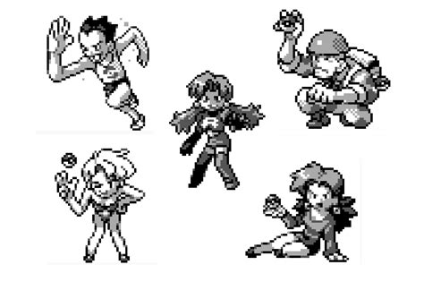 Pokemon Silver Trainer Sprites