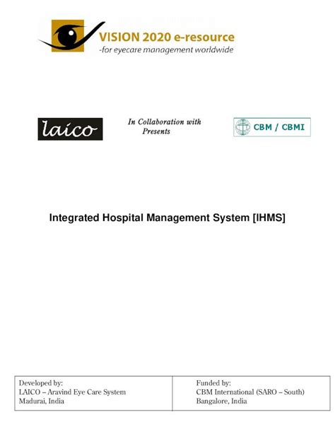 (PDF) Integrated Hospital Management System [IHMS] - DOKUMEN.TIPS